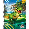 Foto ilustrativa Caderno Espiral Capa Dura Universitário Connect 1 Matéria Raptor 80 Folhas