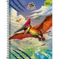 Foto ilustrativa Caderno Espiral Capa Dura Universitário Connect 1 Matéria Raptor 80 Folhas