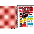 Foto ilustrativa Caderno Espiral Capa Dura Universitário Connect 1 Matéria Speed 80 Folhas