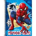 Foto ilustrativa Caderno Espiral Capa Dura Universitário Connect 1 Matéria Spider-Man 80 Folhas