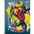 Foto ilustrativa Caderno Espiral Capa Dura Universitário Connect 1 Matéria Spider-Man 80 Folhas