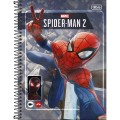 Foto ilustrativa Caderno Espiral Capa Dura Universitário Connect 1 Matéria Spider-Man Game 80 Folhas