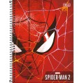 Foto ilustrativa Caderno Espiral Capa Dura Universitário Connect 1 Matéria Spider-Man Game 80 Folhas