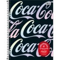 Foto ilustrativa Caderno Espiral Capa Dura Universitário Connect 10 Matérias Coca-Cola 160 Folhas