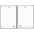 Foto ilustrativa Caderno Espiral Capa Dura Universitário Connect 10 Matérias Minnie 160 Folhas