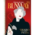 Foto ilustrativa Caderno Espiral Capa Dura Universitário Connect 10 Matérias O Diabo Veste Prada 160 Folhas