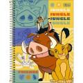 Foto ilustrativa Caderno Espiral Capa Dura Universitário Connect 10 Matérias O Rei Leão 160 Folhas