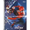 Foto ilustrativa Caderno Espiral Capa Dura Universitário Connect 10 Matérias Spider-Man Game 160 Folhas