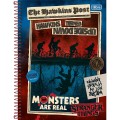 Foto ilustrativa Caderno Espiral Capa Dura Universitário Connect 10 Matérias Stranger Things 160 Folhas