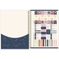 Foto ilustrativa Caderno Espiral Capa Dura Universitário Connect 15 Matérias Magic 240 Folhas
