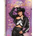 Foto ilustrativa Caderno Espiral Capa Dura Universitário Connect 16 Matérias Ana Castela 256 Folhas