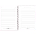 Foto ilustrativa Caderno Espiral Capa Dura Universitário Connect 16 Matérias Happy 256 Folhas
