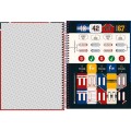 Foto ilustrativa Caderno Espiral Capa Dura Universitário Connect 20 Matérias Icon 320 Folhas