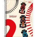 Foto ilustrativa Caderno Espiral Capa Dura Universitário Connect 20 Matérias Speed 320 Folhas
