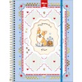 Foto ilustrativa Caderno Espiral Capa Dura Universitário Top 1 Matéria Doggy 60 Folhas