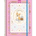 Foto ilustrativa Caderno Espiral Capa Dura Universitário Top 1 Matéria Doggy 60 Folhas