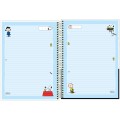 Foto ilustrativa Caderno Espiral Capa Dura Universitário Top 1 Matéria Snoopy 60 Folhas