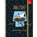 Foto ilustrativa Caderno Espiral Capa Dura Universitário Top 1 Matéria Snoopy 60 Folhas