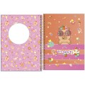 Foto ilustrativa Caderno Espiral Capa Dura Universitário Top com Janela Capyclub 1 Matéria 60 Folhas