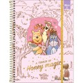 Foto ilustrativa Caderno Espiral Capa Dura Universitário Top com Janela Pooh 1 Matéria 60 Folhas