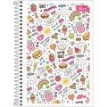 Foto ilustrativa Caderno Espiral Capa Flexível 1/4 D+ 48 Folhas