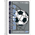 Foto ilustrativa Caderno Espiral Capa Flexível 1/4 D+ 48 Folhas
