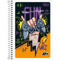 Foto ilustrativa Caderno Espiral Capa Flexível 1/4 D+ 96 Folhas
