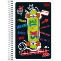 Foto ilustrativa Caderno Espiral Capa Flexível 1/4 D+ 96 Folhas