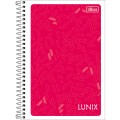Foto ilustrativa Caderno Espiral Capa Flexível 1/4 Lunix 48 Folhas
