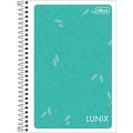 Foto ilustrativa Caderno Espiral Capa Flexível 1/4 Lunix 48 Folhas