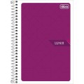 Foto ilustrativa Caderno Espiral Capa Flexível 1/4 Lunix 48 Folhas