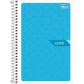 Foto ilustrativa Caderno Espiral Capa Flexível 1/4 Lunix 48 Folhas