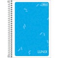 Foto ilustrativa Caderno Espiral Capa Flexível 1/4 Lunix 48 Folhas