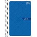 Foto ilustrativa Caderno Espiral Capa Flexível 1/4 Lunix 48 Folhas