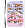 Foto ilustrativa Caderno Espiral Capa Flexível 1/4 Pepper 80 Folhas