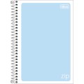 Foto ilustrativa Caderno Espiral Capa Flexível 1/4 Zip Colors 48 Folhas