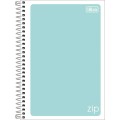 Foto ilustrativa Caderno Espiral Capa Flexível 1/4 Zip Colors 48 Folhas
