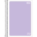 Foto ilustrativa Caderno Espiral Capa Flexível 1/4 Zip Colors 48 Folhas