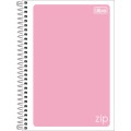 Foto ilustrativa Caderno Espiral Capa Flexível 1/4 Zip Colors 48 Folhas