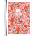 Foto ilustrativa Caderno Espiral Capa Flexível Universitário 1 Matéria D+ Feminino 96 Folhas