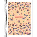 Foto ilustrativa Caderno Espiral Capa Flexível Universitário 1 Matéria D+ Feminino 96 Folhas