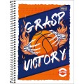 Foto ilustrativa Caderno Espiral Capa Flexível Universitário 1 Matéria Pepper Masculino 80 Folhas