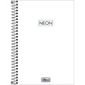 Foto ilustrativa Caderno Espiral Capa Plástica 1/4 Neon Fit Masculino 80 Folhas