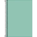 Foto ilustrativa Caderno Espiral Capa Plástica 1/4 sem Pauta Neon Turquesa 80 Folhas