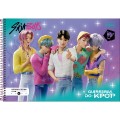 Foto ilustrativa Caderno Espiral Cartografia Guerreiras do K-Pop 80 Folhas