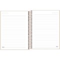 Foto ilustrativa Caderno Executivo Espiral Capa Dura Colegial Vanilla 80 Folhas