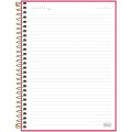 Foto ilustrativa Caderno Executivo Espiral Capa Dura Universitário Cambridge Pink 80 Folhas