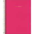 Foto ilustrativa Caderno Executivo Espiral Capa Dura Universitário Cambridge Pink 80 Folhas