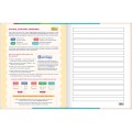 Foto ilustrativa Caderno Pauta Ampliada Brochura Capa Dura Tilibra Neuro 48 Folhas