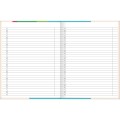 Foto ilustrativa Caderno Pauta Ampliada Brochura Capa Dura Tilibra Neuro 80 Folhas